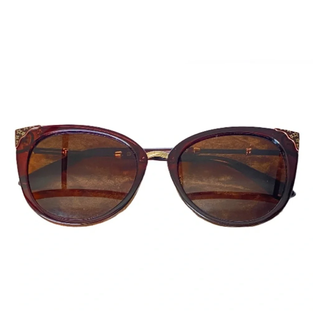 JOHN VARVATOS Designer Brown Sunglasses